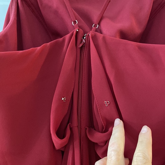 Kennedy Blue Bridesmaids Dress || Style, Fatima in Color, Claret - Picture 9 of 9